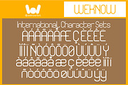 Humanized Machine font, a Font by weknow (Thumbnail 8 of 8)