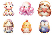 Squishmallow Animals Sublimation, an Illustration by Design Market (Thumbnail 3 of 3)