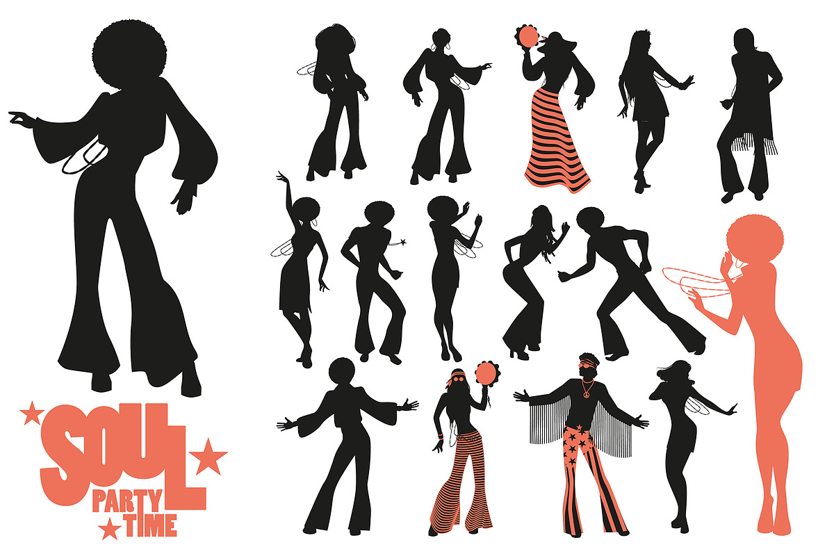 Great Clipart Dancing Collection, an Illustration by La Inspiratriz (Photo 4 of 7)