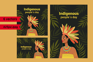 Indigenous Peoples Day, a Person Illustration by Idressart