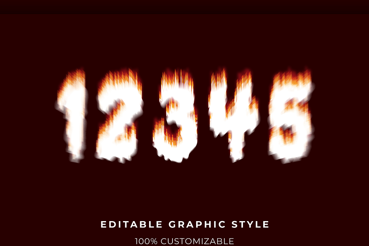 Flames Blurred Text Effect preview 2