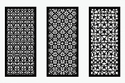 Modern Maze Style Laser Cut Patterns, an Illustration by jahid234 (Thumbnail 2 of 9)