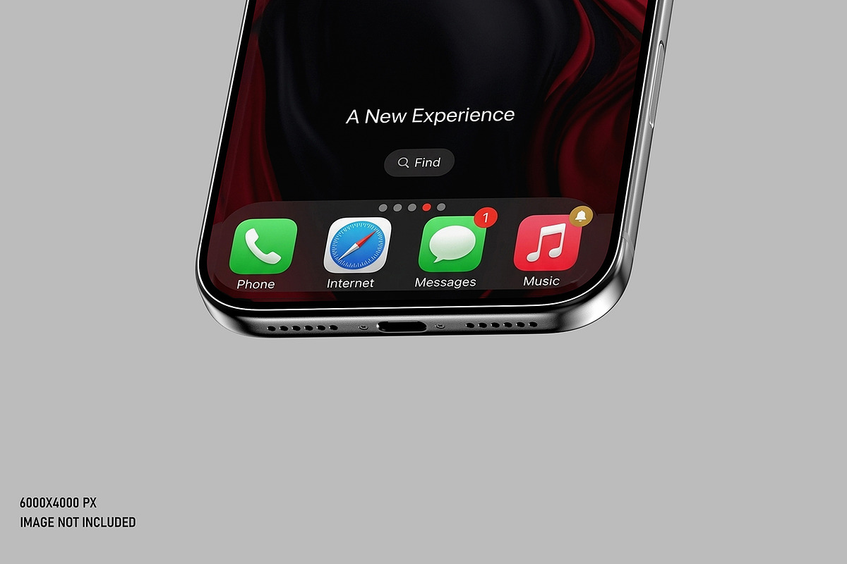 iPhone 17 Pro Max Close-up Mockup, an iPhone Mockup by pixelmock (Photo 14 of 22)