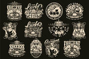 Gambling t-shirt designs, a Branding & Logo Template by DGIM studio (Thumbnail 5 of 9)