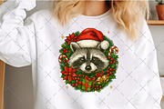 Christmas Raccoon PNG, an Illustration by Craft Nest (Thumbnail 4 of 6)
