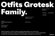 Otfits Grotesk Display, a Sans Serif Font by Oktnum Type Foundry (Thumbnail 2 of 17)