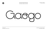 Gaego Font - A Modern and Clean Sans, a Sans Serif Font by roomspace creative lab (Thumbnail 1 of 12)