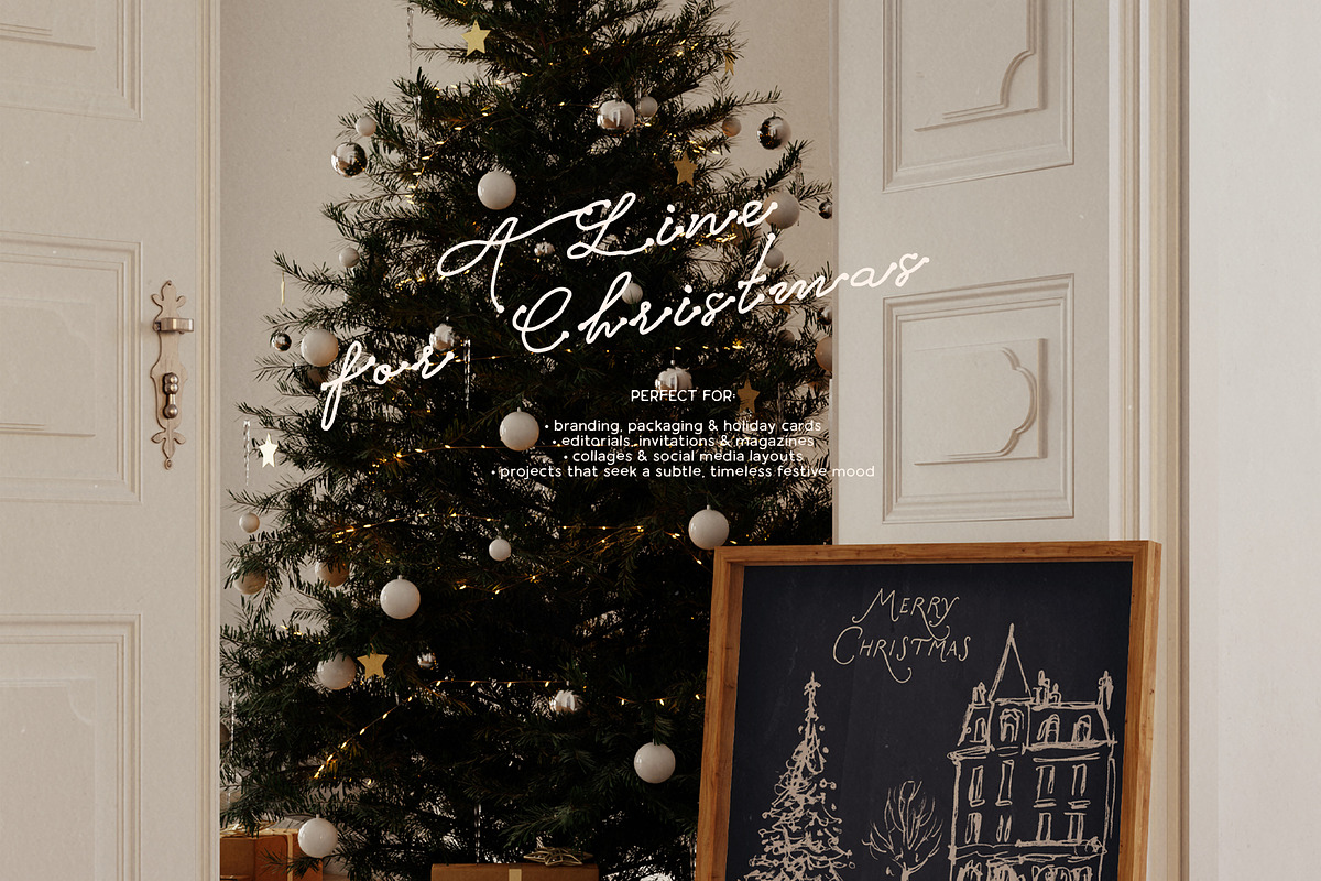 A Line for Christmas, a Seasonal Illustration by Purple (Photo 9 of 13)