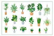 Home plants in cozy interiors, an Illustration by Elena Istomina (Thumbnail 2 of 10)