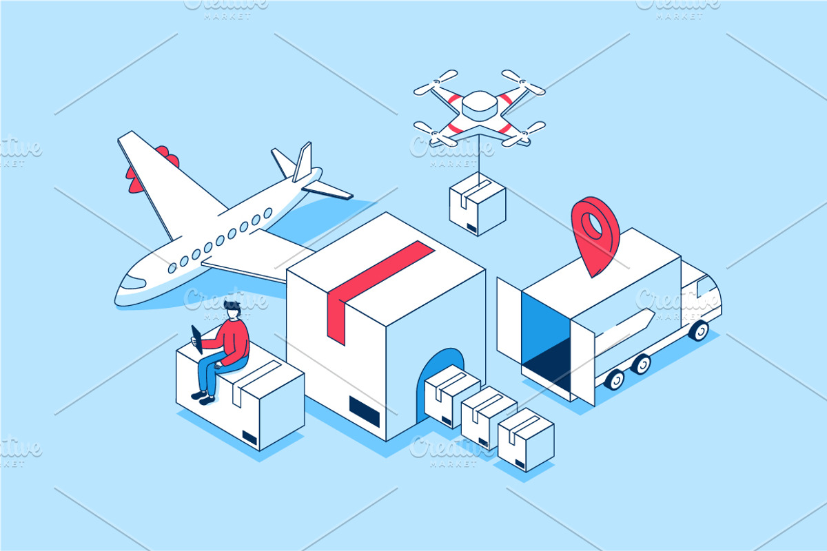 Isometric Concepts Illustrations, a Finance Illustration by alexdndz (Photo 26 of 26)