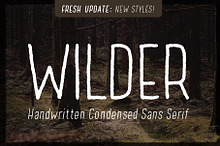 Wilder - A condensed sans serif