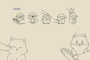 Hand & Cute Animal – Procreate Stamp, a Brush Add-On by Pixel Picasso Studio (Thumbnail 5 of 11)
