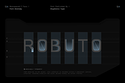GC Robuto Mono-Futuristic Monospace, a Sans Serif Font by Glyphonic (Thumbnail 9 of 16)