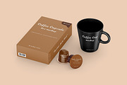 Coffee Capsule with Box Mockups, a Packaging Mockup by Mockups Expert (Thumbnail 3 of 5)