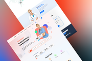 Medical & Clinic Figma Template, a Landing Page Template by DesignsLab (Thumbnail 3 of 3)