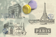 Vintage travel vector set., an Illustration by bioraven (Thumbnail 4 of 12)