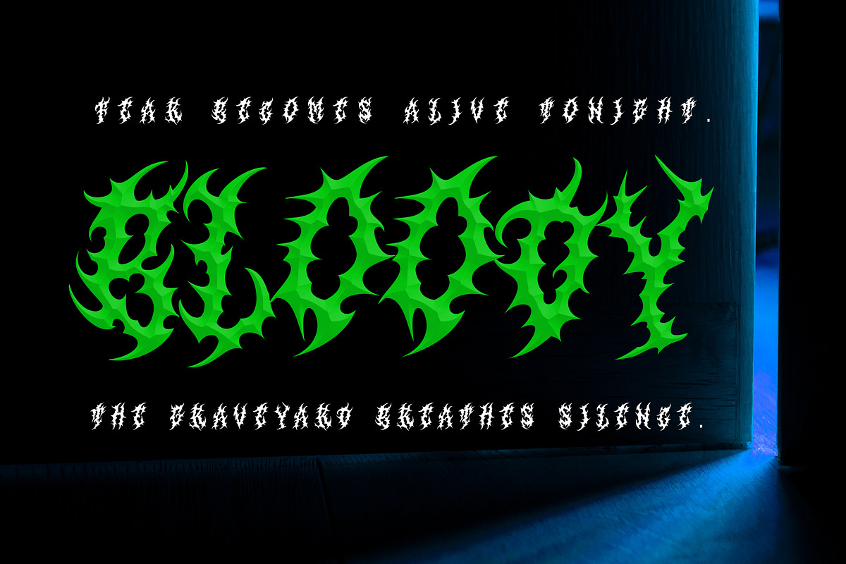 SATRUNS Metal Blackletter Horror, a Blackletter Font by dansdesign (Photo 16 of 18)