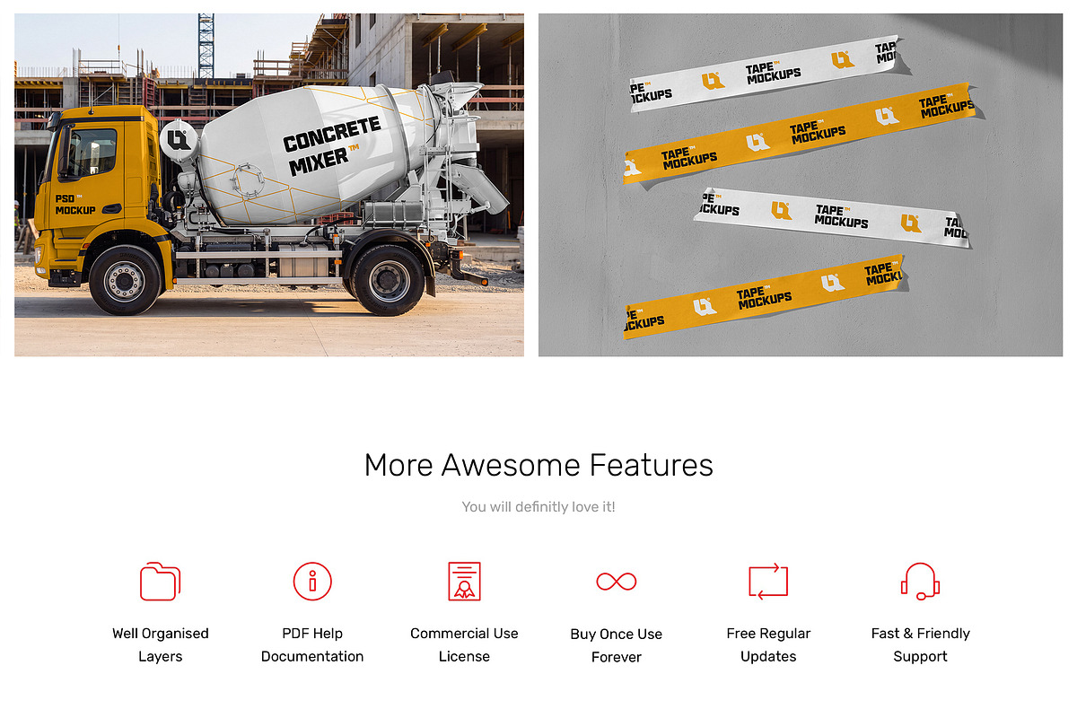 Construction Mockups, an Advertising Mockup by Mr.Mockup™ (Photo 16 of 16)