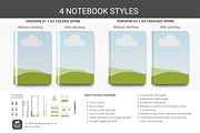 Assorted Notebooks Canva Mockup Set, a Books & Magazine Mockup by Mockup Scene (Thumbnail 4 of 13)