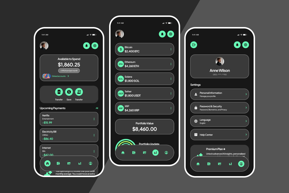 MoneyMate Digital Financial Coach AI, an App Template by productype1 (Photo 4 of 4)