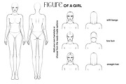 Women’s Shirts & Blouses Flats, a Person Illustration by designs.svkl (Thumbnail 3 of 6)