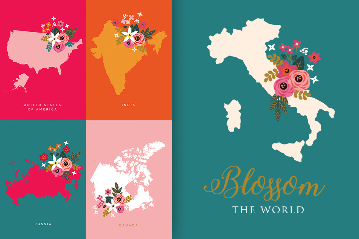 Blossom the World, an Illustration by Werlang Paper (Photo 1 of 7)