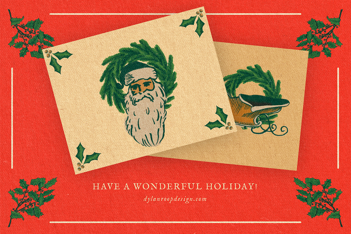 Holiday Design Kit + Script Font, a Texture Illustration by Dylan Roop Design Co. (Photo 9 of 9)