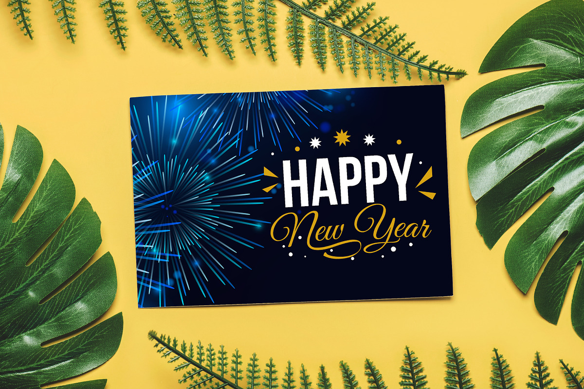 Happy New Year Fireworks Background, a Background Graphic by Digital Studio (Photo 7 of 7)