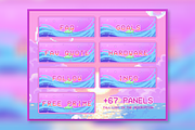 74x Ocean Pixel Panels for Twitch, an Illustration by Custom Fonts & Patterns (Thumbnail 5 of 7)