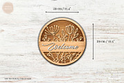 Welcome Floral Door Sign SVG Bundle, a Decorative Illustration by svgocean (Thumbnail 8 of 16)