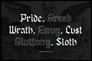 Jeff Zorvyk | Blackletter Typeface, a Blackletter Font by Denustudios (Thumbnail 2 of 12)