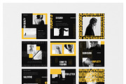 GREY Instagram Feed, a Social Media Template by Aprilea (Thumbnail 7 of 7)