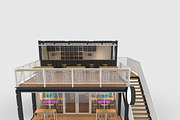 3D Model Container Cafe 7, an Architecture 3D Model by SR 3D Visual (Thumbnail 8 of 24)