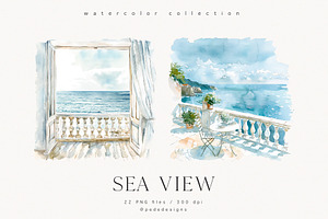 Sea View Illustrations II