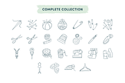 Sewing & Dressmaking Tools Icons, an Icon by Caroline Mackay (Thumbnail 4 of 8)