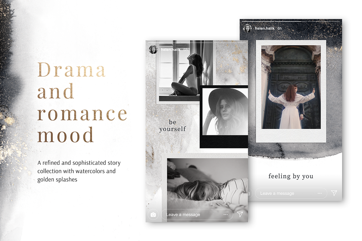 Starfall stories templates Canva+PS, a Social Media Template by Helen Halik art (Photo 3 of 11)