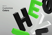 3D Alphabets & Numbers, a 3D by neueworld (Thumbnail 3 of 6)