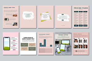 80 Ebook Workbook Template Canva