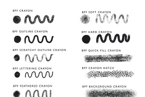 BPF Crayon Procreate Brush Pack