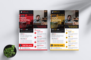 Corporate Theme Business Flyer, a Marketing Template by Graphiexperto (Thumbnail 1 of 6)
