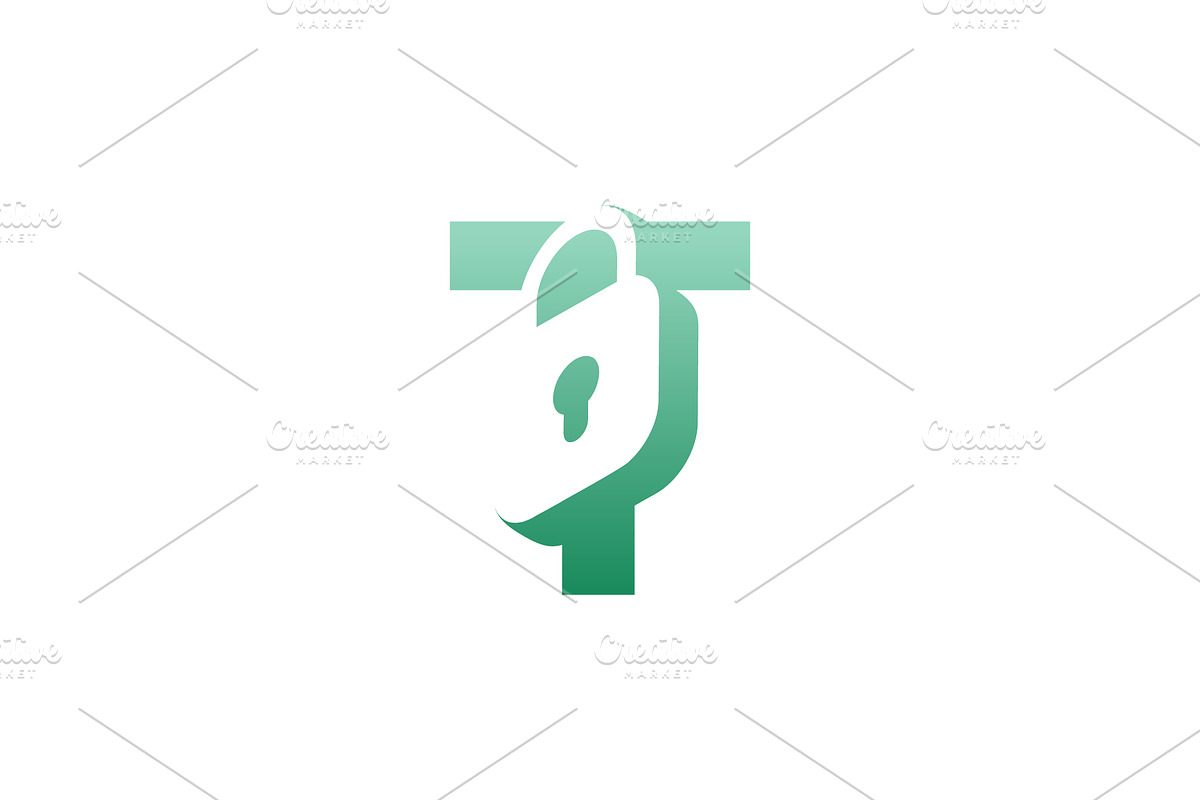 modern initial letter T padlock logo, a Branding & Logo Template by Rasagama Studio