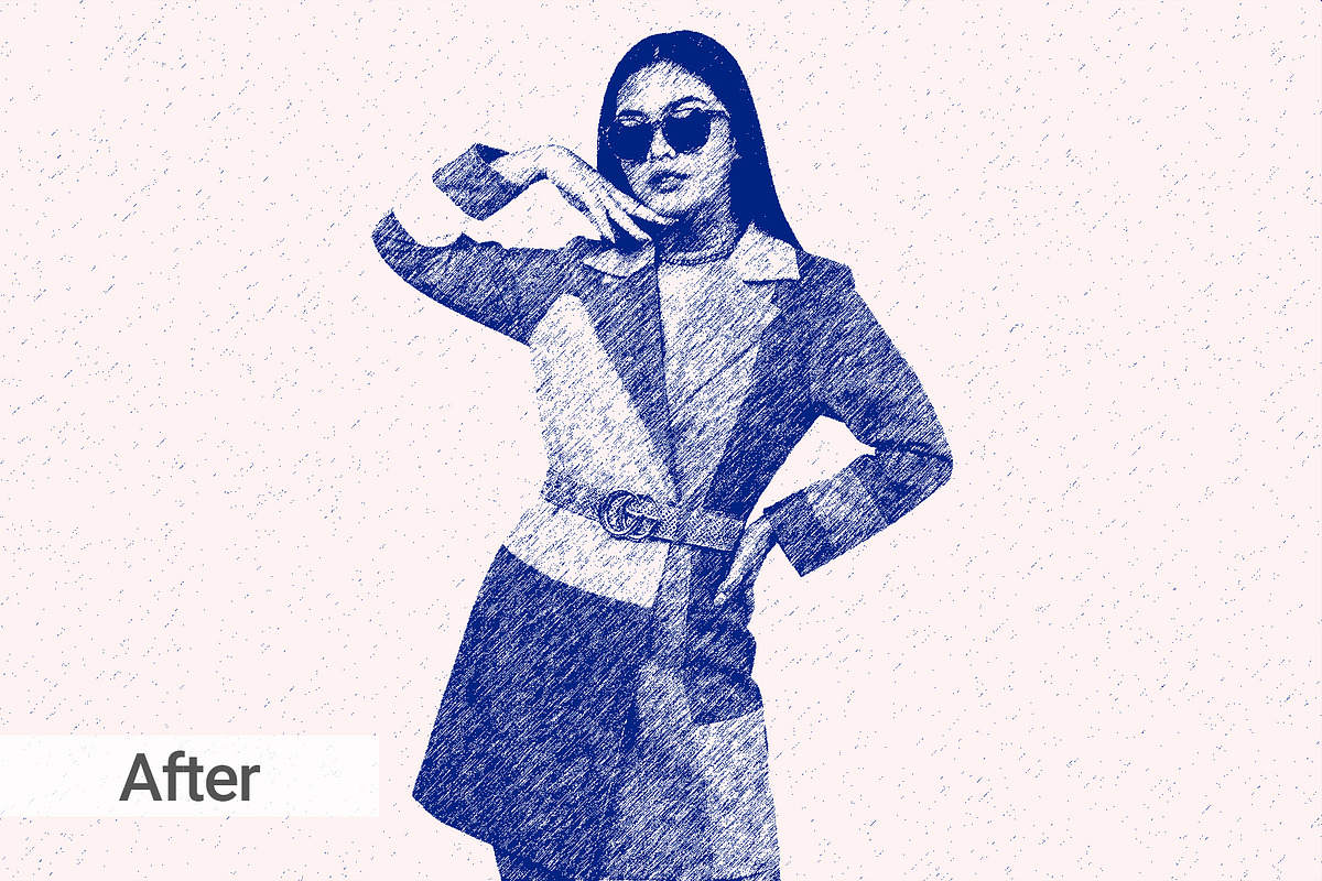 Graphic Sketch Photo Effect, a Layer Style Add-On by graphypix (Photo 5 of 13)
