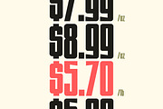 HALLIDAY Font, a Sans Serif Font by ILITY© Fonts (Thumbnail 4 of 6)