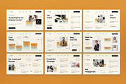 Orange Company Profile Google Slide, a Presentation Template by graphicook (Thumbnail 2 of 4)