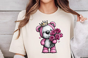 Valentine’s  Teddy Bear Coquette Cli, an Illustration by DreamCafeArt (Thumbnail 5 of 6)