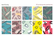 Elegant camo. Abstract pattern pack., a Pattern Graphic by lisa_kalev (Thumbnail 8 of 9)