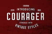 Courager Typeface (8 Fonts!), a Sans Serif Font by Martype (Thumbnail 1 of 9)