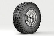 OFF ROAD WHEEL AND TIRE 3, a Cars & Vehicle 3D Model by NNAVAS 3D (Thumbnail 1 of 9)