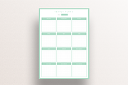 Printable Planners BUNDLE 2020, a Stationery Template by Suphansa (Thumbnail 9 of 17)