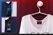Loose Shirt On 5 Stages Mock-up, a Hoody Mockup by Mocca Mockups Store (Thumbnail 59 of 69)